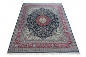 INDO-PERSIAN RED & BLUE CARPET