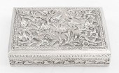 INDO-PERSIAN SILVER TABLE BOX,