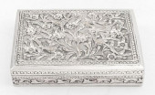 INDO-PERSIAN SILVER TABLE BOX,