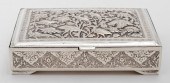 INDO-PERSIAN SILVER TABLE BOX
