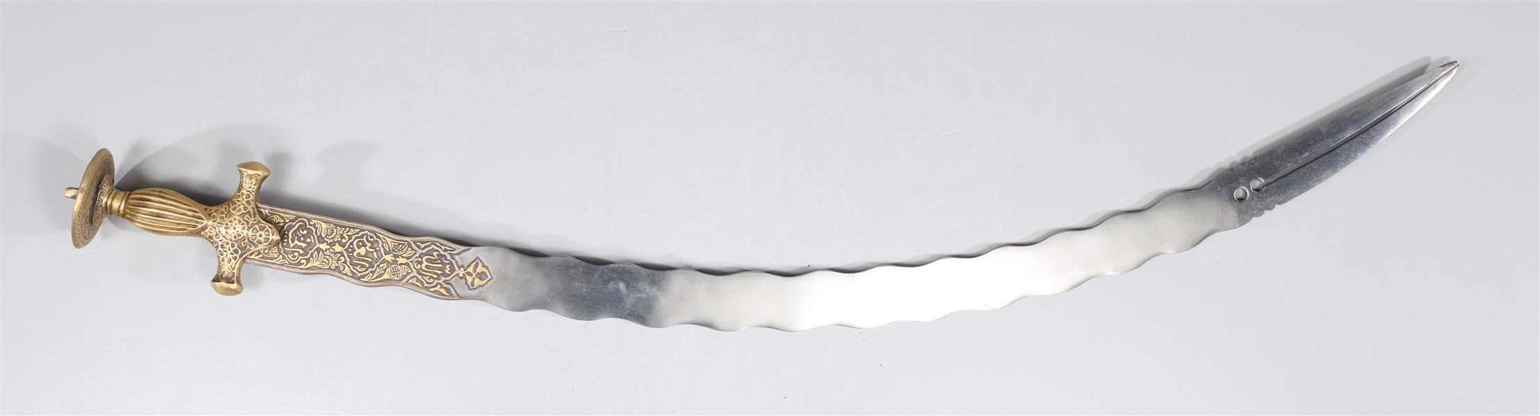 Indo-Persian talwar flame-blade