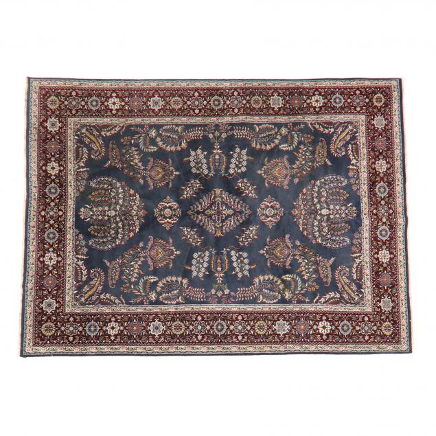 INDO SAROUK CARPET Blue field