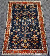 INDO-SAROUK RUG, 6 FT X 3 FT 9