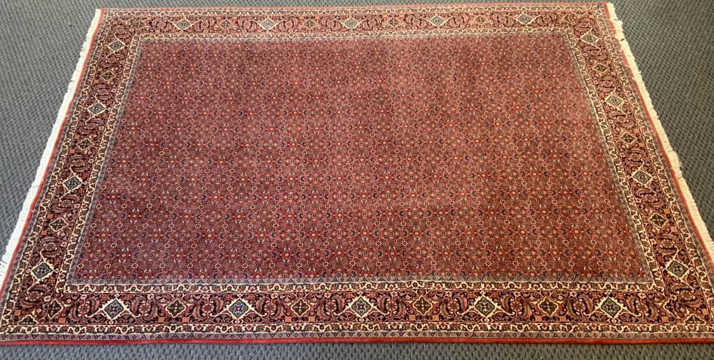 INDO SAROUK RUG, 9 FT 8 IN X 6 FT