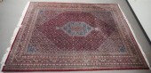 INDO-SEREBAND RUG, 12 FT 2 IN