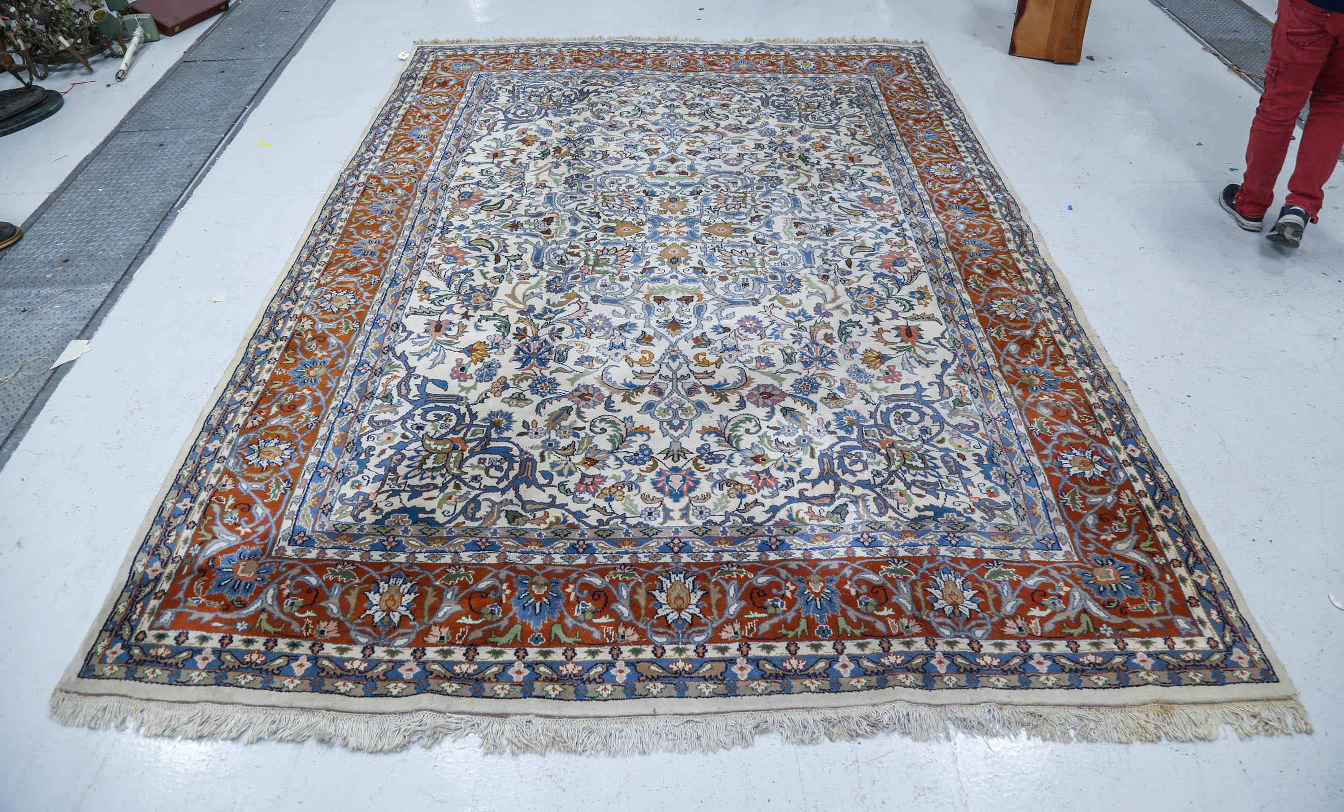 INDO TABRIZ CARPET, INDIA, 9.2 X