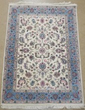 INDO TABRIZ IVORY GROUND RUG,