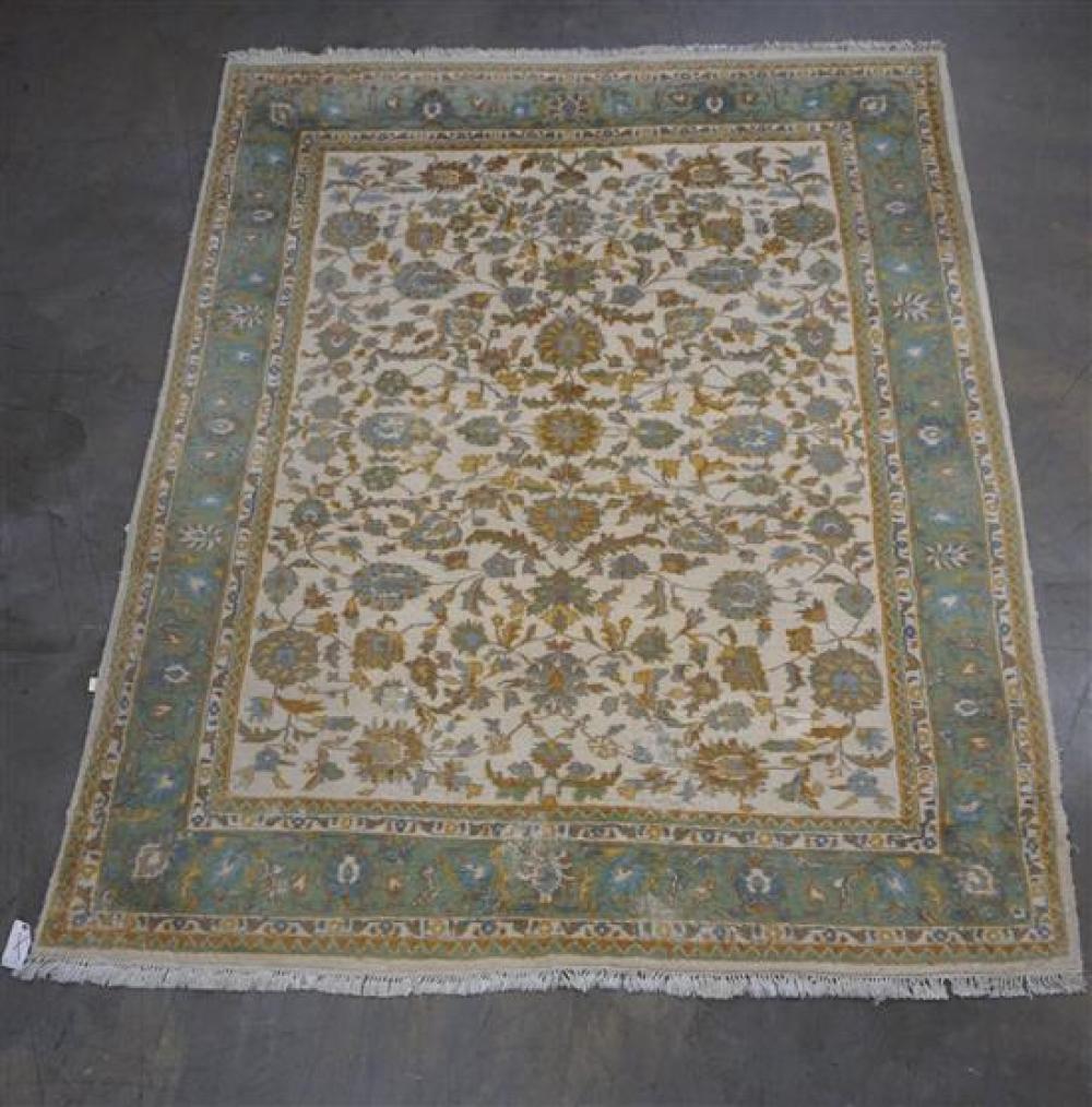 INDO-TABRIZ IVORY GROUND RUG