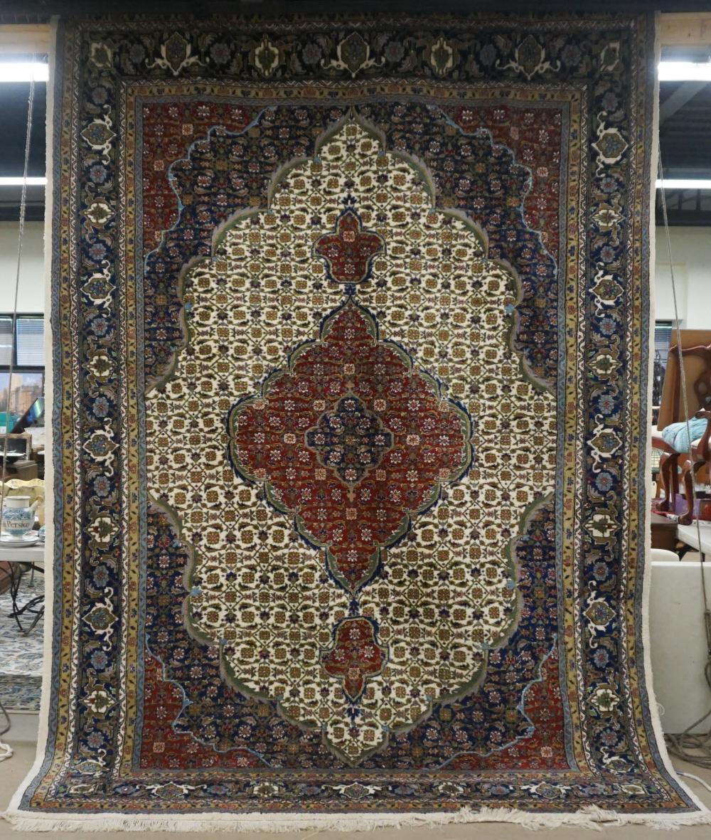 INDO-TABRIZ RUG, 11 FT 8 X 8 FT 2