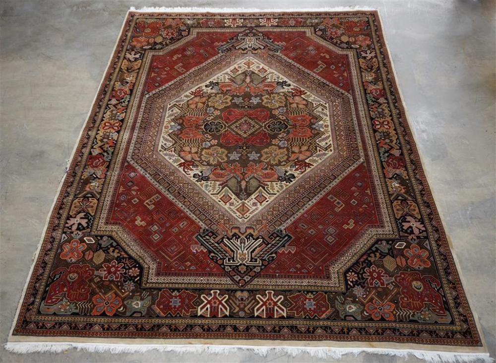 INDO-TABRIZ RUG, 12 FT 1 IN X 8