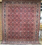 INDO-TABRIZ RUG, APPROX 10 FT