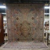 INDO TABRIZ RUG APPROX: 12 FT