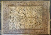INDO-TABRIZ RUG, APPROX 9 X 12
