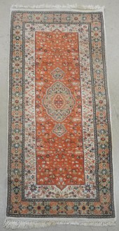 INDO TABRIZ SCATTER RUG, 6 FT