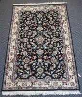 INDO-TABRIZ SCATTER RUG, 6 FT