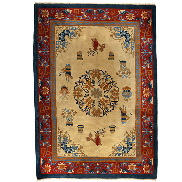 Indochine Rug Indian ca 1960s-1970s