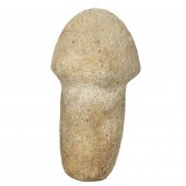 INDONESIAN CARVED PHALLIC STON