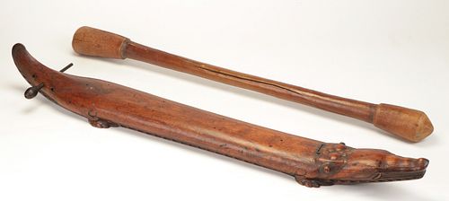 INDONESIAN CROCODILE LUTE AND