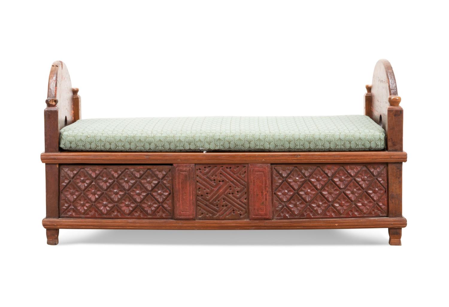 INDONESIAN DOWRY CHEST BENCH,
