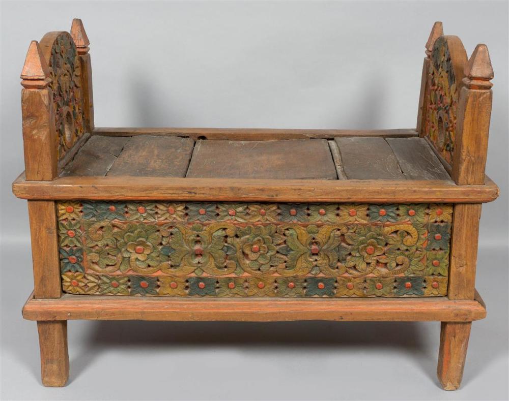INDONESIAN DOWRY CHEST/BENCH