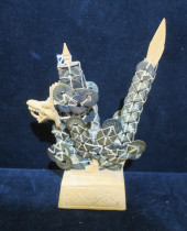 INDONESIAN FOLK ART DRAGON COI