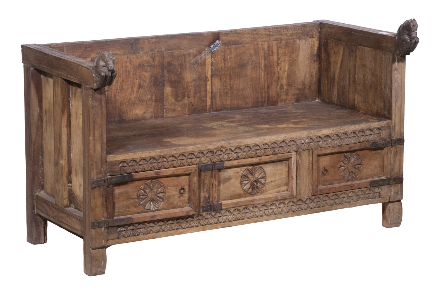 INDONESIAN HARDWOOD HALL BENCH