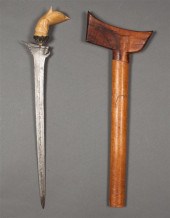 Indonesian meteor iron kris wi