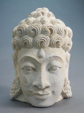 INDONESIAN PLASTER BUST OF GAR
