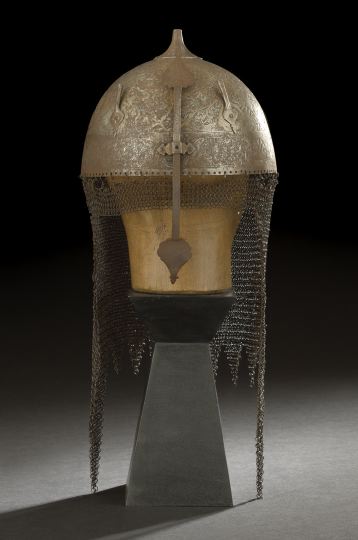 Indopersian Helmet Kulah Khud, 