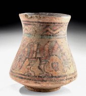 INDUS VALLEY POLYCHROME JAR W/