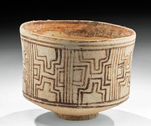 INDUS VALLEY POTTERY FOOTED JAR