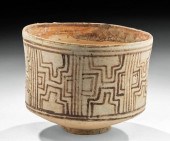INDUS VALLEY POTTERY FOOTED JA