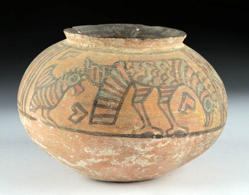 INDUS VALLEY POTTERY JAR W/