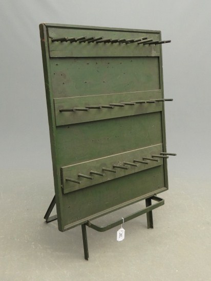 Industrial folding rack in old
