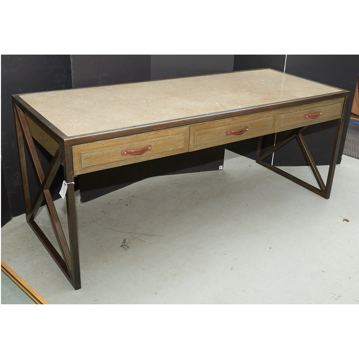 INDUSTRIAL STYLE DESIGNER DESK WITH
