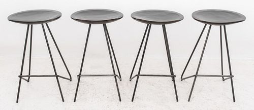 INDUSTRIAL STYLE WALNUT AND METAL