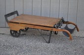 INDUSTRIAL WOOD/IRON GRAIN CAR