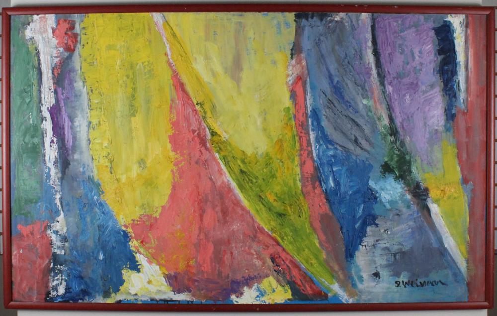 INEZ WEISSMAN OIL ON BOARDINEZ