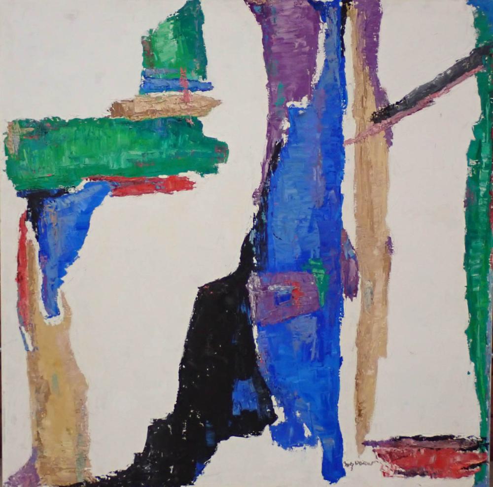 INEZ WEISSMAN OIL ON CANVASINEZ