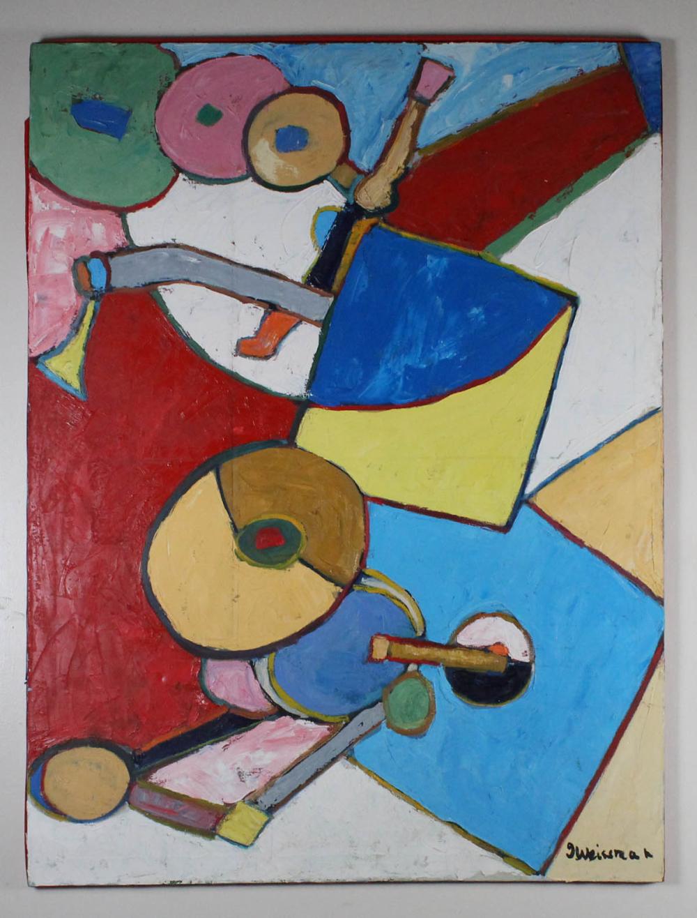 INEZ WEISSMAN OIL ON CANVASINEZ