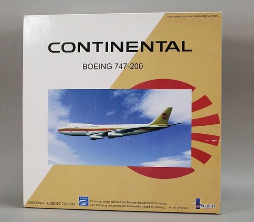 INFLIGHT CONTINENTAL BOEING 747-200