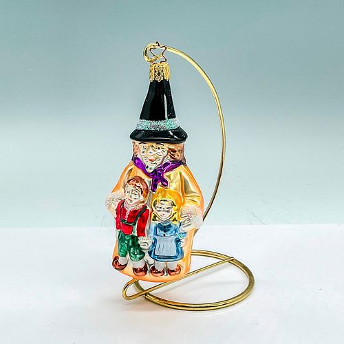INGE-GLAS ORNAMENT, WITCH HOLDING