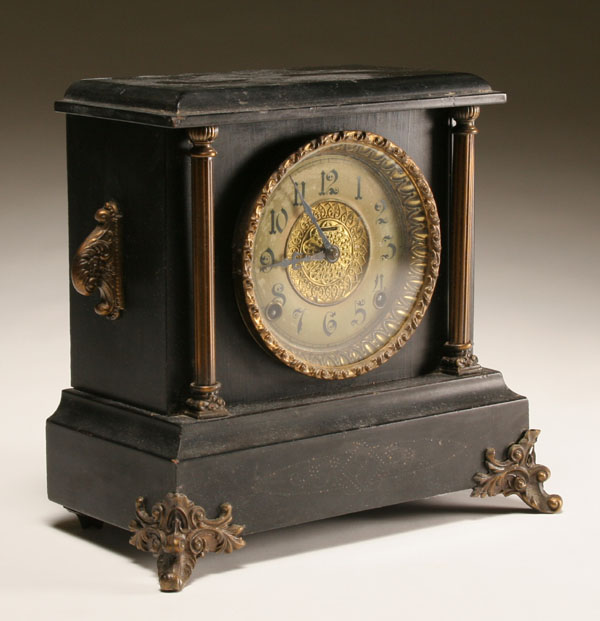 Ingraham mantel clock; late