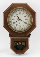 INGRAHAM REGULATOR WALL CLOCK