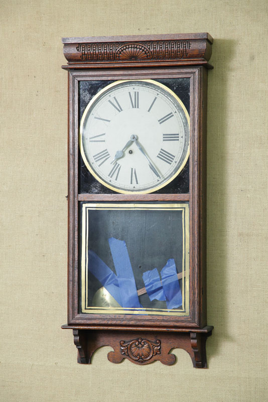 INGRAHAM REGULATOR WALL CLOCK.