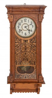 INGRAHAM WALL CLOCK EARLY 20TH