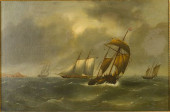 INITIAL SIGNED BLG, SEASCAPE,