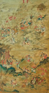 INK AND WATERCOLOR CHINESE SCR