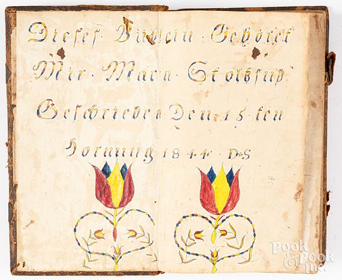 INK AND WATERCOLOR FRAKTUR