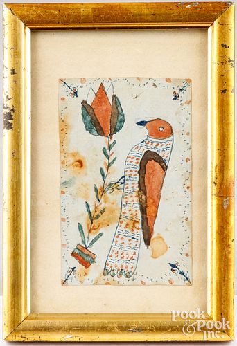 INK AND WATERCOLOR FRAKTUR REWARD